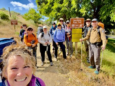 Group photo before heading down the trail